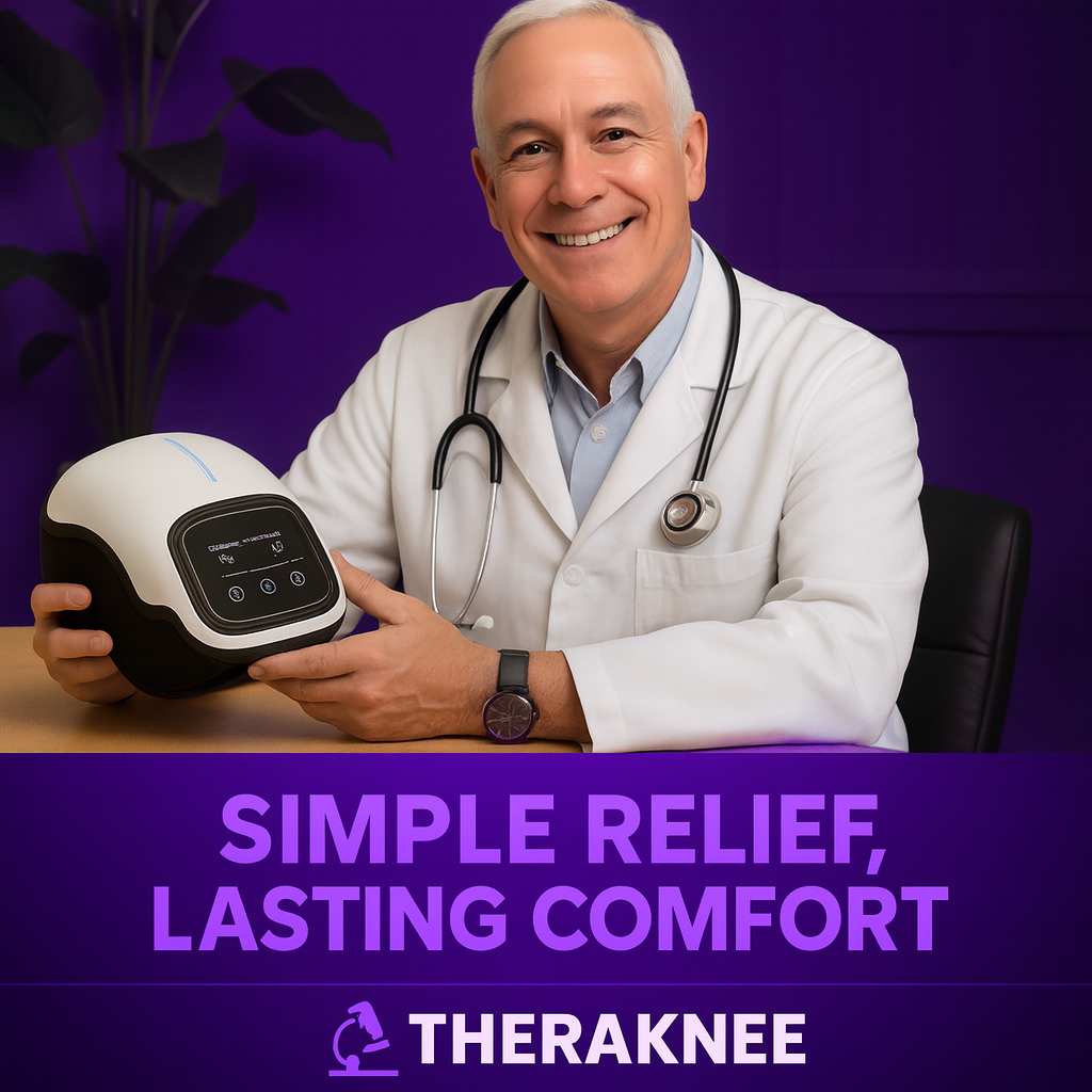 TheraKnee's Smart Cordless Knee Massager - Relieve Pain, Gift Comfort