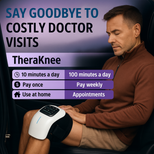 TheraKnee's Smart Cordless Knee Massager - Relieve Pain, Gift Comfort